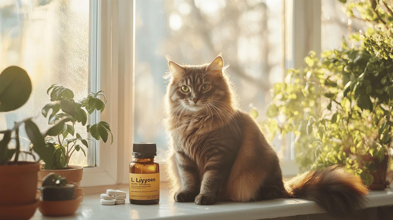 L-lysine pour chat : l’avis des veterinaires sur ce complement sante felin